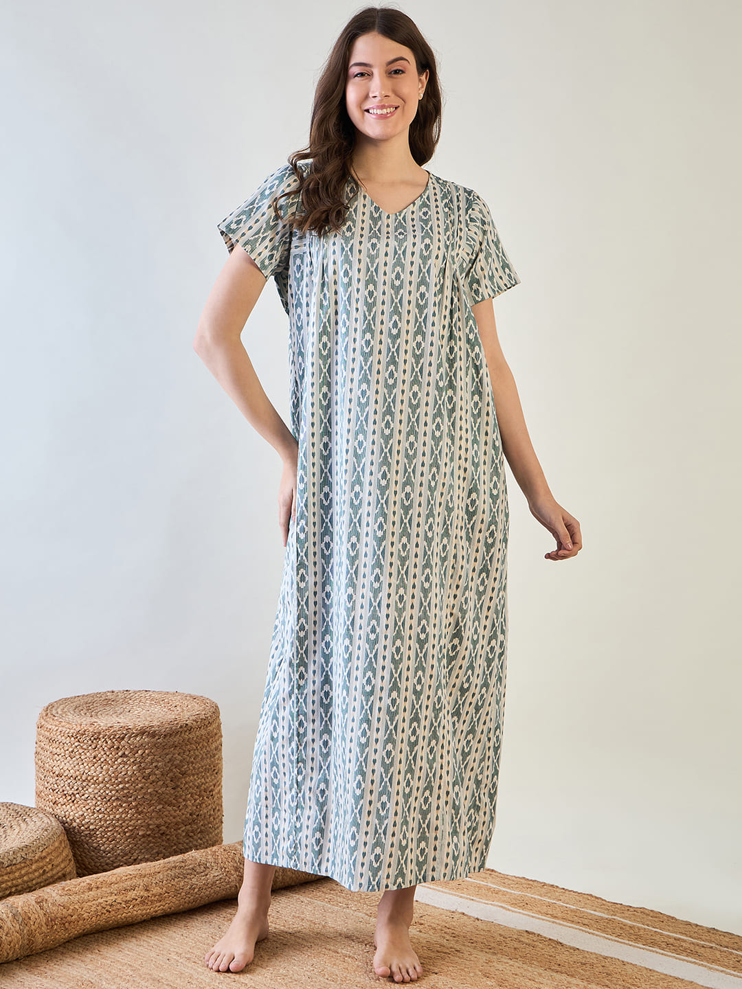 Night Dress Kaftan Nighty Cotton Price Women's Tribal Essence Simple Comfy Night Dress The Kaftan Night Dress Kaftan Nighty Cotton Price Women's Tribal Essence Simple Comfy Night Dress The Kaftan