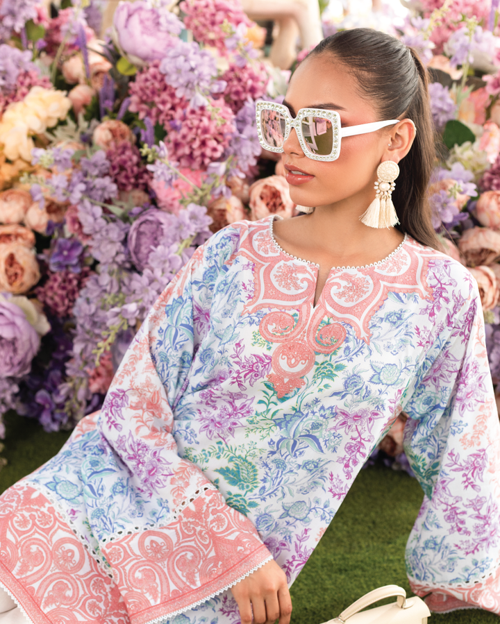 Women's Multi Color Soft Bsy Crepe Printed Co-Ord Sets