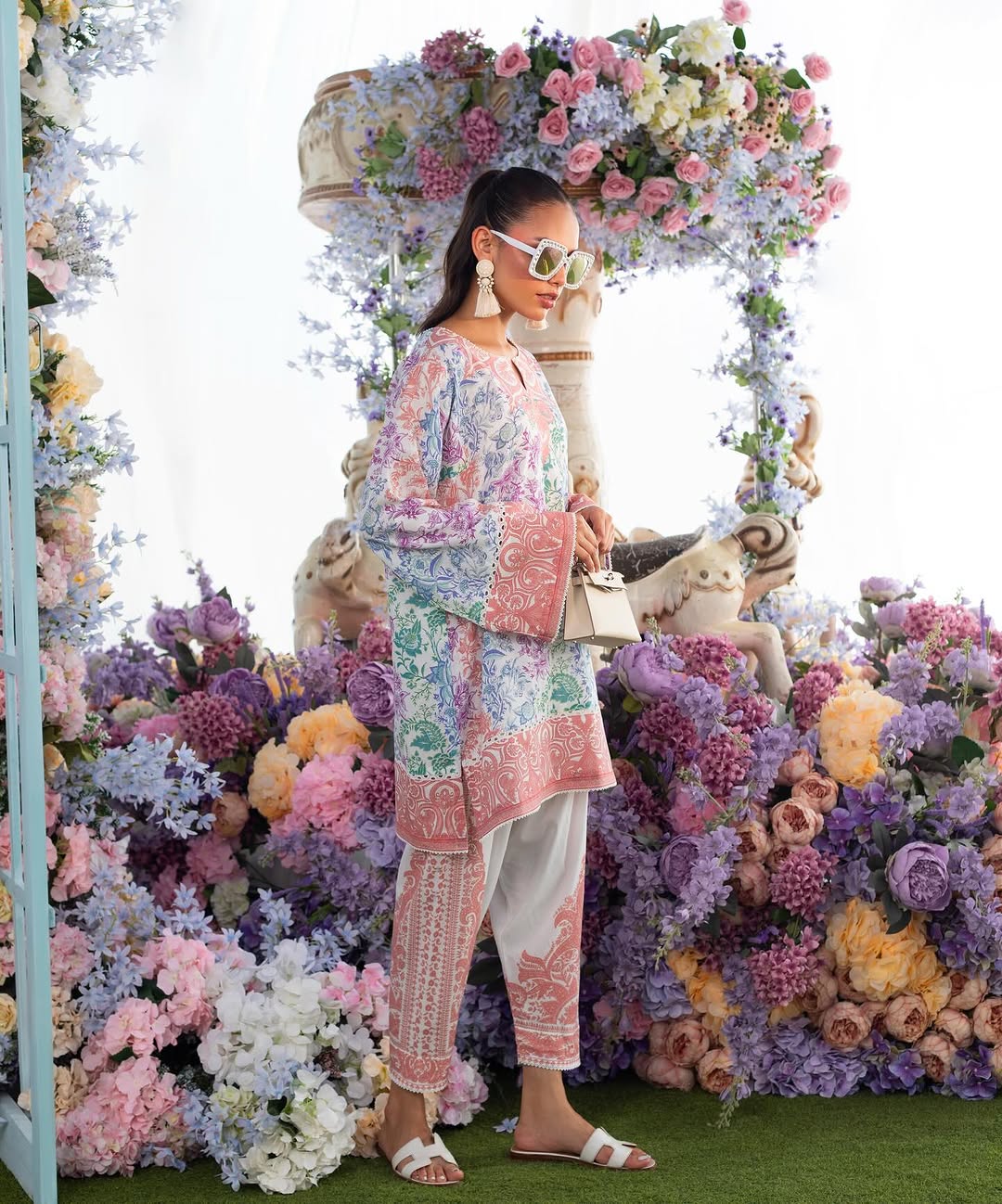 Women's Multi Color Soft Bsy Crepe Printed Co-Ord Sets