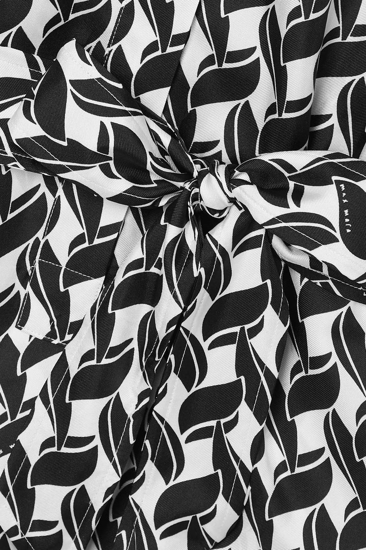 Women's Coffee Beans Satin Kaftan - BlackBeads