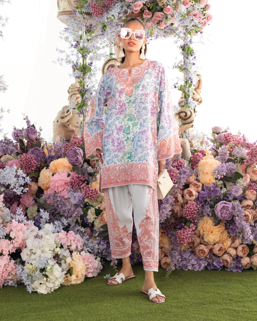 Women's Multi Color Soft Bsy Crepe Printed Co-Ord Sets