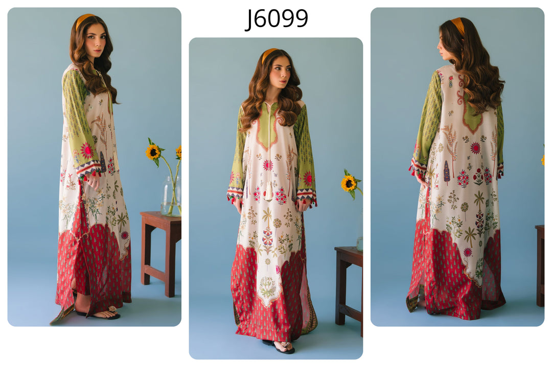 Women's Multi Color Cotton Floral Print Kaftan Set