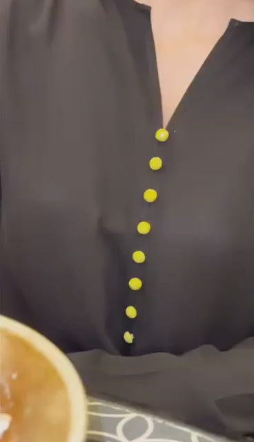 Women's Yellow Signature Crepe Plain Co-Ord Sets