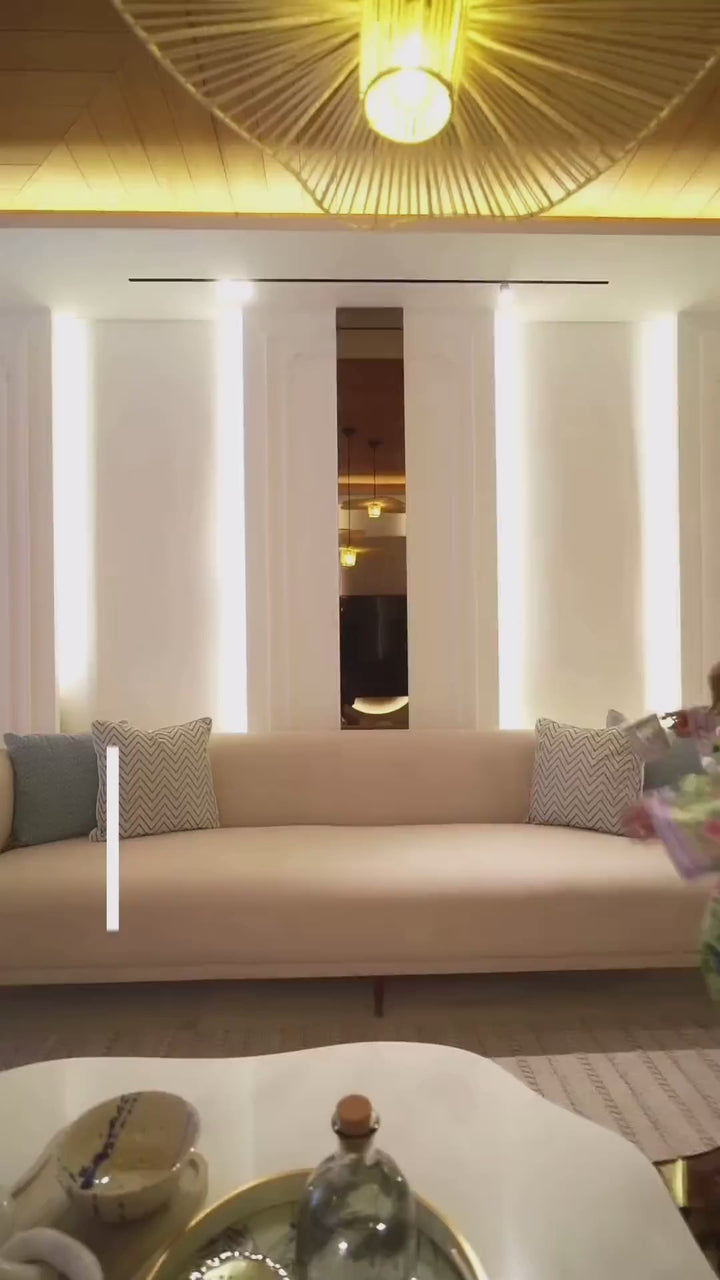 Women's Green Median Silk Crepe Floral Print Kaftan