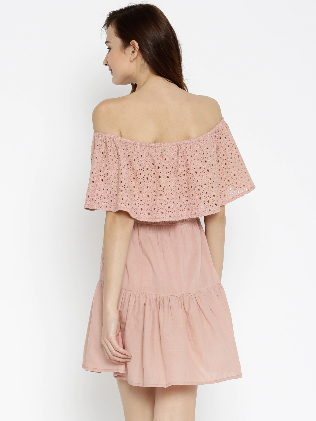 Women's Shifley Layered Pink Dress - SASSAFRAS