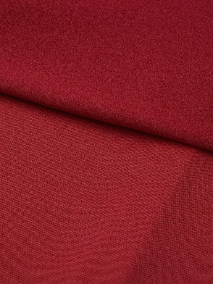 Women's Red Strappy Frill Tiered Maxi - SASSAFRAS