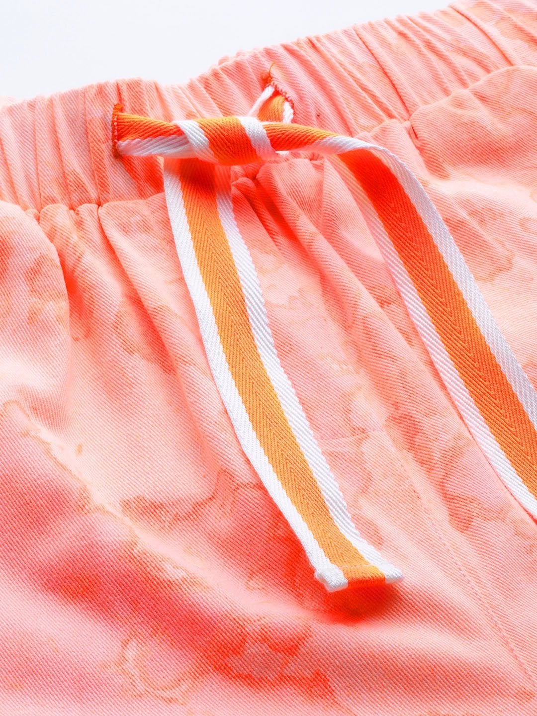 Women's Pink Tie-Dye Twill Jogger - SASSAFRAS