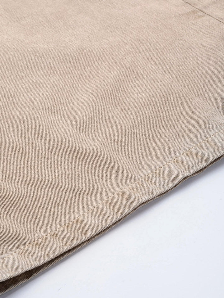 Women's Beige Denim Flared Pant - SASSAFRAS