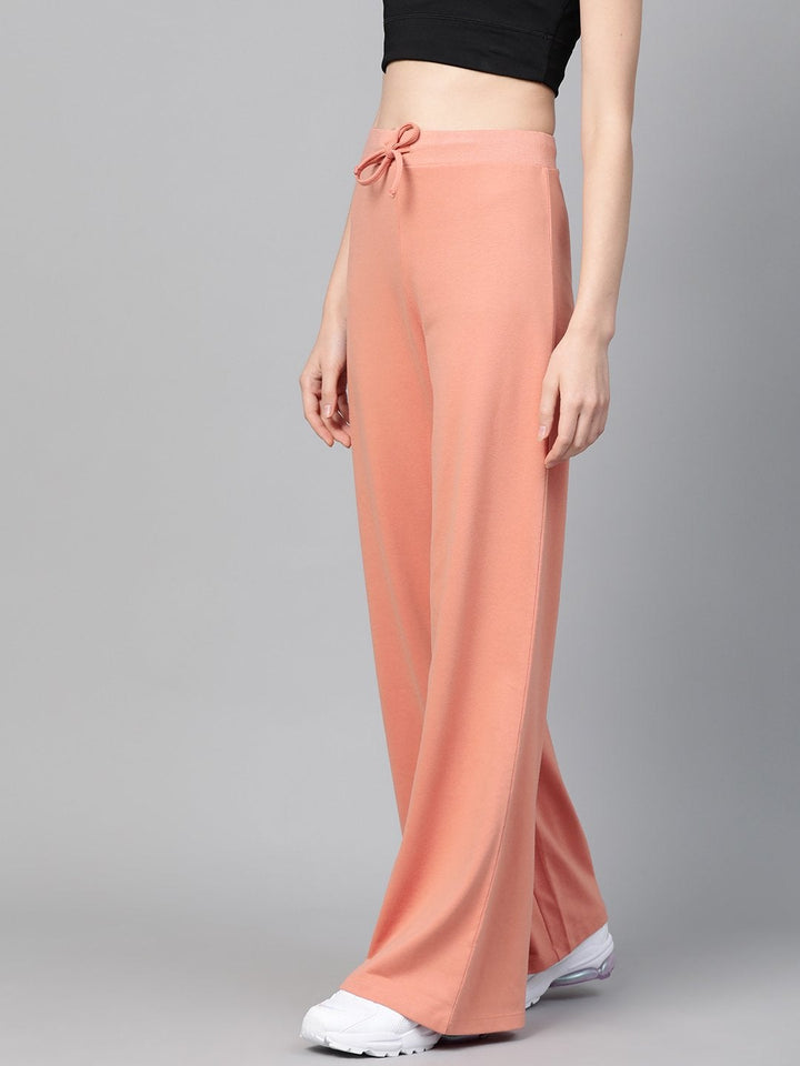 Women's Peach Terry Wide Leg Drawstring Pants - SASSAFRAS