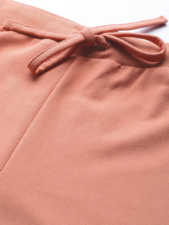 Women's Peach Terry Side Tape Drawstring Pants - SASSAFRAS