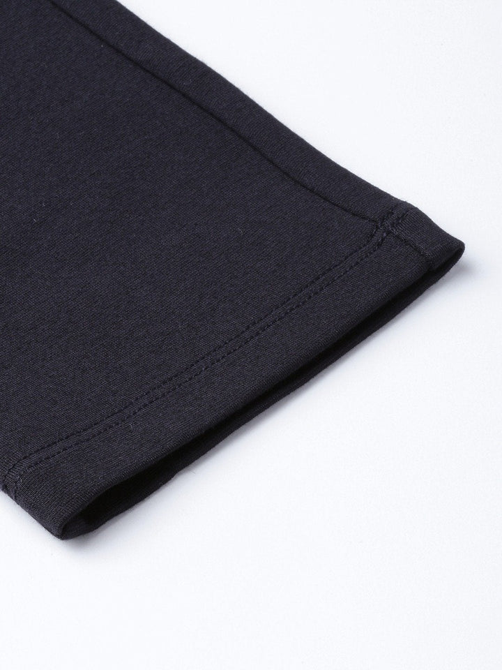 Women's Navy Pocket Chain Detail Jeggings - SASSAFRAS