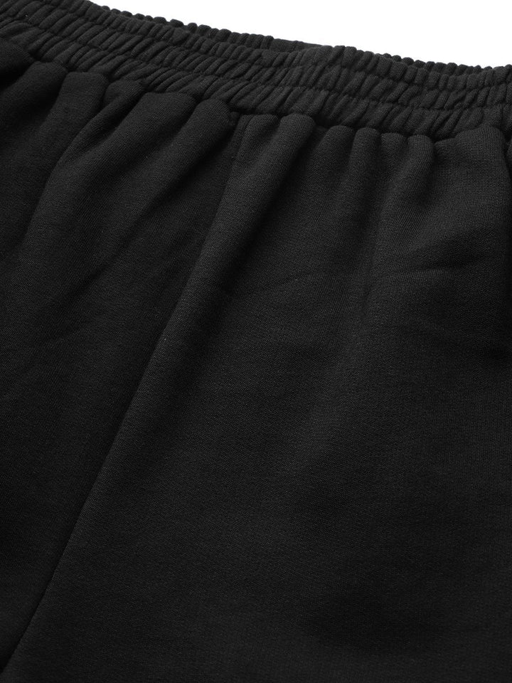 Women's Black Fleece Jogger - SASSAFRAS