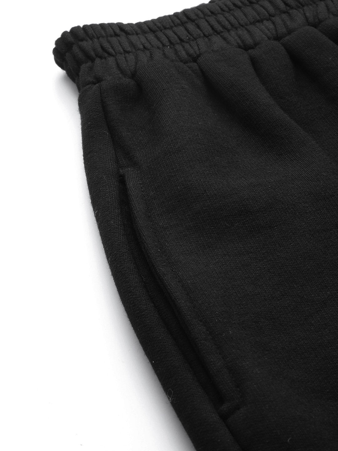 Women's Black Fleece Jogger - SASSAFRAS